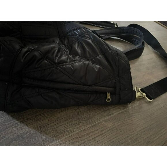 Mammy Roo Diaper Handbag Crossbody Shoulder Bag Black Many Pockets - Picture 9 of 16